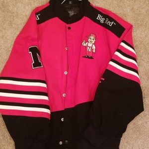 Leather Gallery Nebraska corn huskers jacket